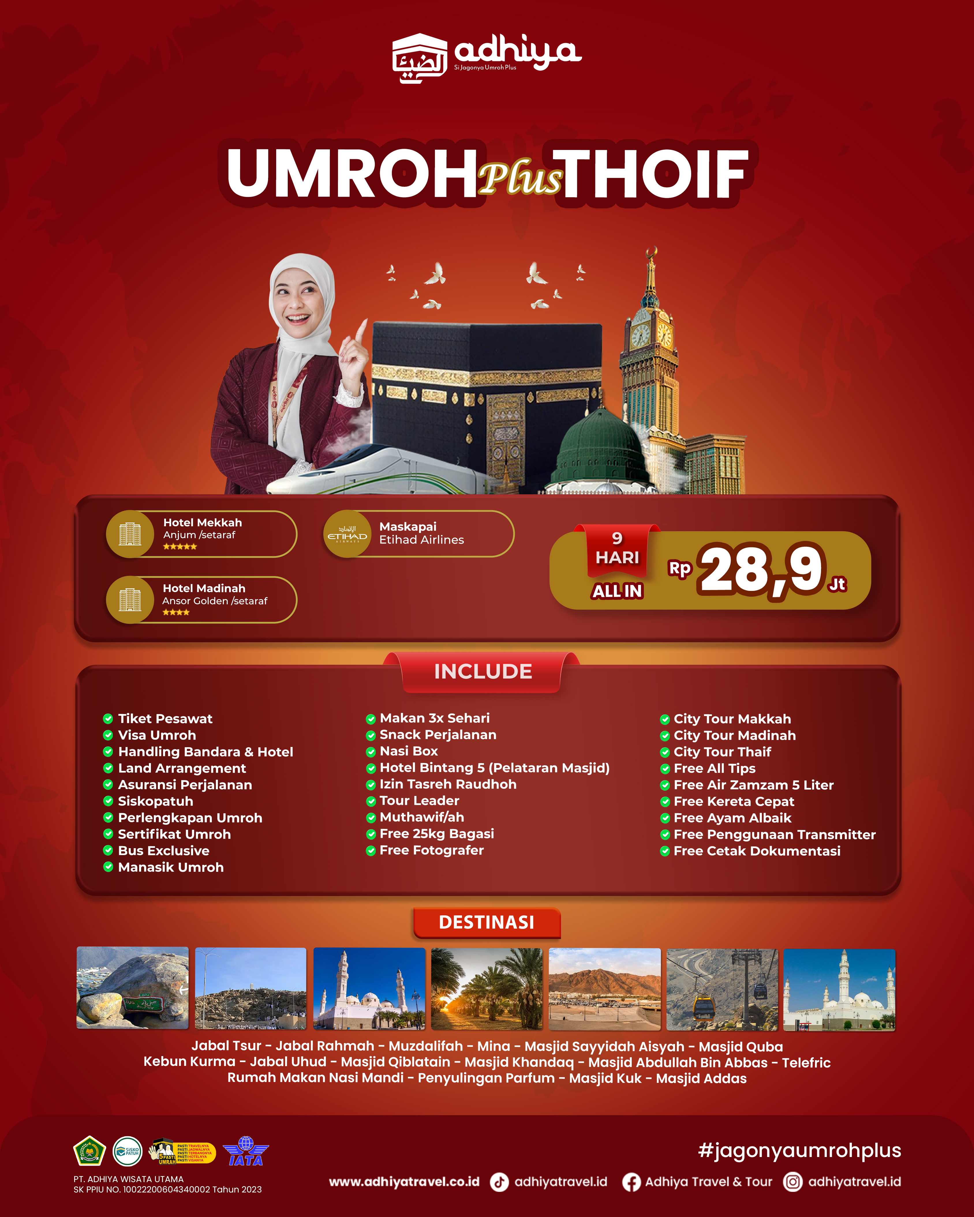 Umroh plus Thaif 9D 160626 