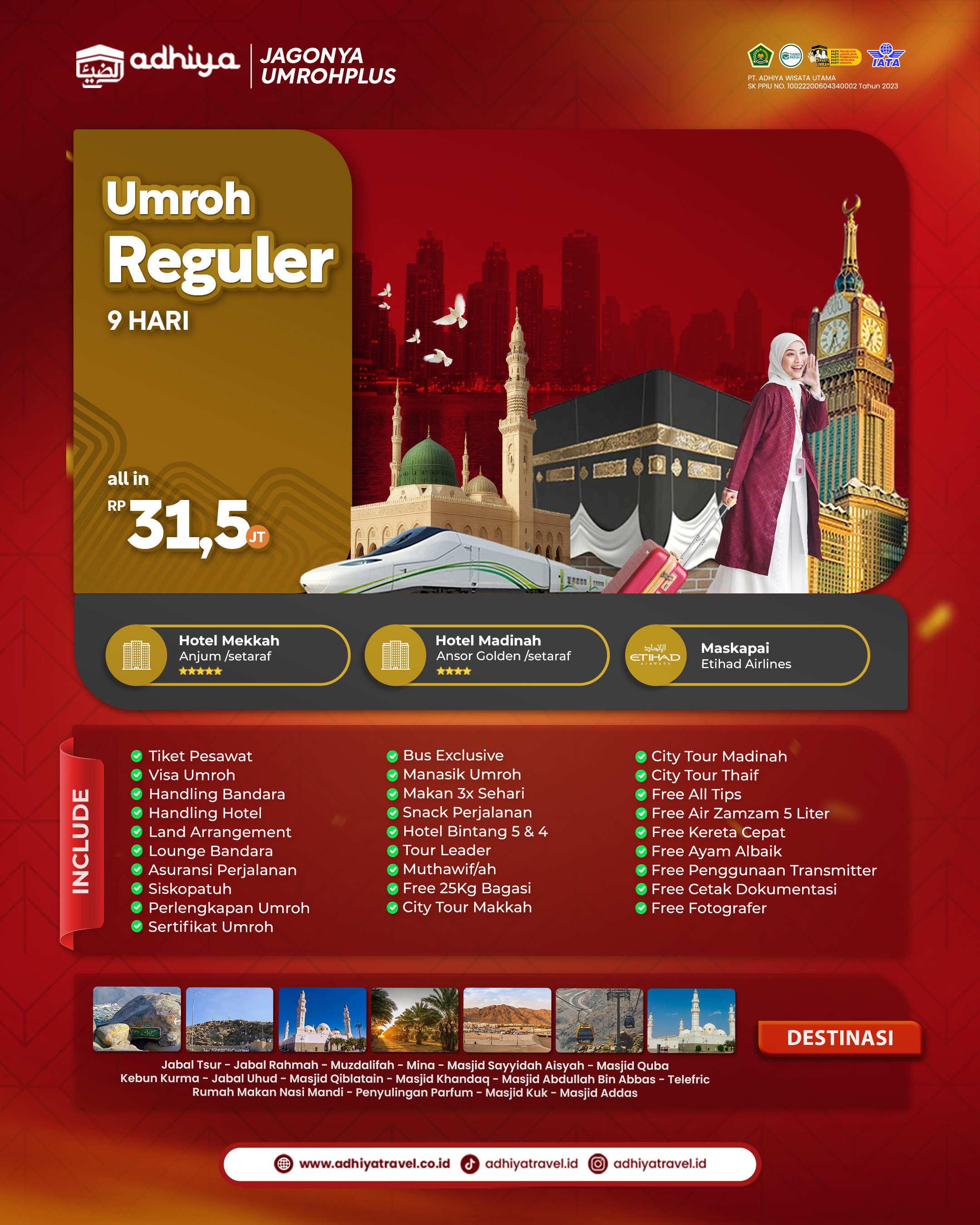 Umroh Reguler 9D 260926 